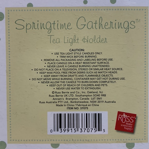 Ceramic easter egg tea light springtime gatherings - Picture 3 of 7